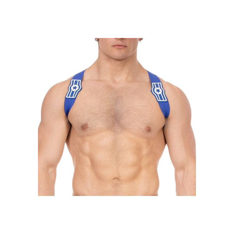Barcode Berlin Harnais élastique Everette Bleu